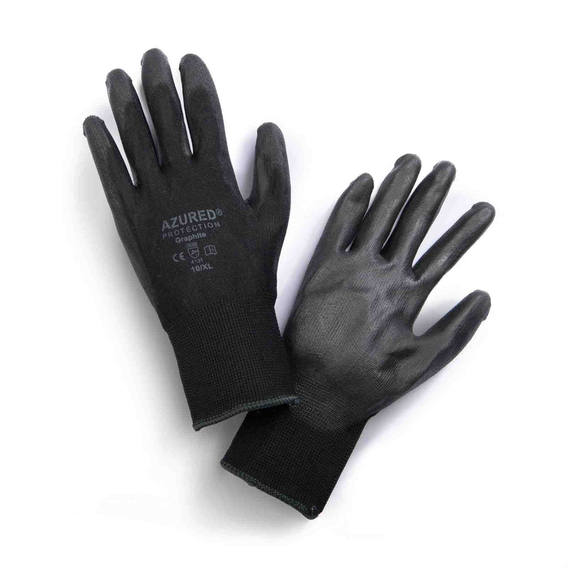 Graphite PU Gloves Black