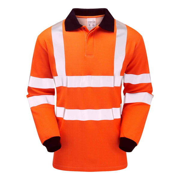 Flame Retardant Polo Shirt Orange