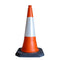 750mm 2 Part Highway Cones with D2 Sleeve