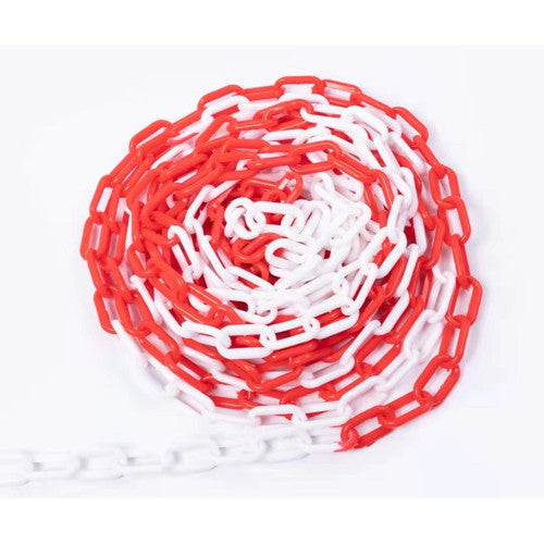 Plastic Barrier Chain  Red / White