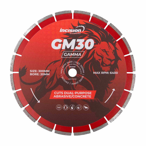 GM30 Gamma Range Concrete and Asphalt Dual Purpose Diamond Blade