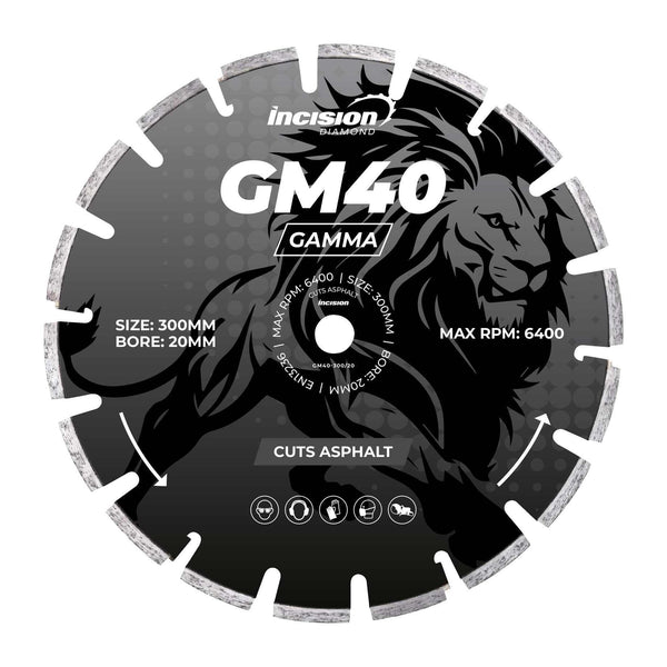 GM40 Gamma Range Asphalt Diamond Blade
