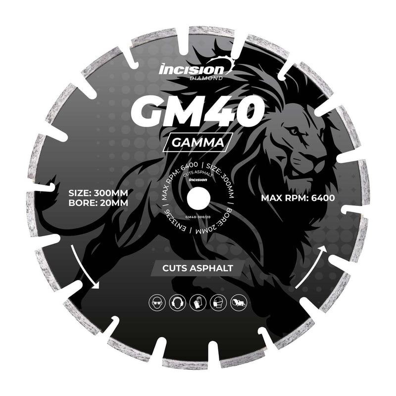 GM40 Gamma Range Asphalt Diamond Blade