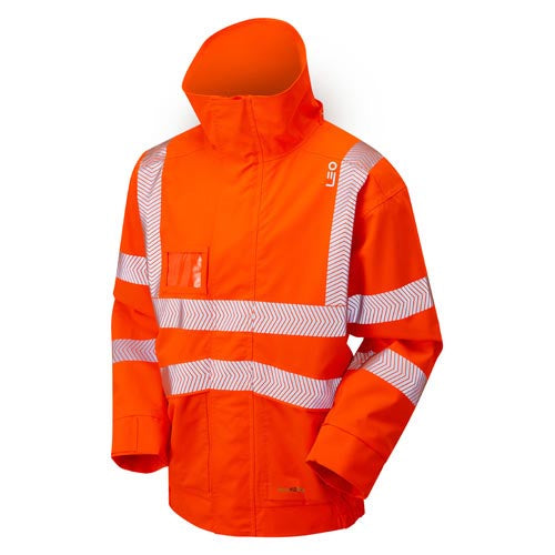 Dartmoor EcoViz® Orange Bomber Jacket