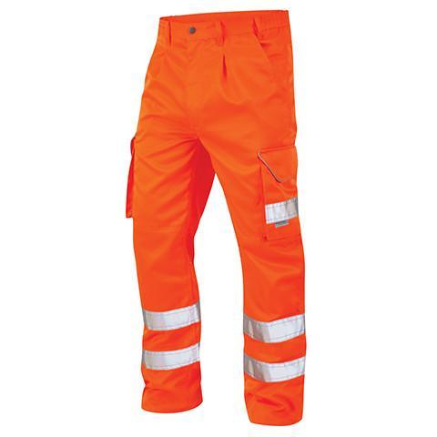 Professional Orange Hi Viz Trouser - Azured - Rail Spec - Lapwing UK