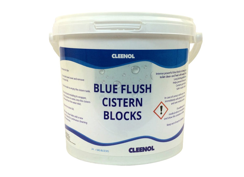 Blue Flush Cistern Blocks - Orbit - Janitorial Supplies - Lapwing UK