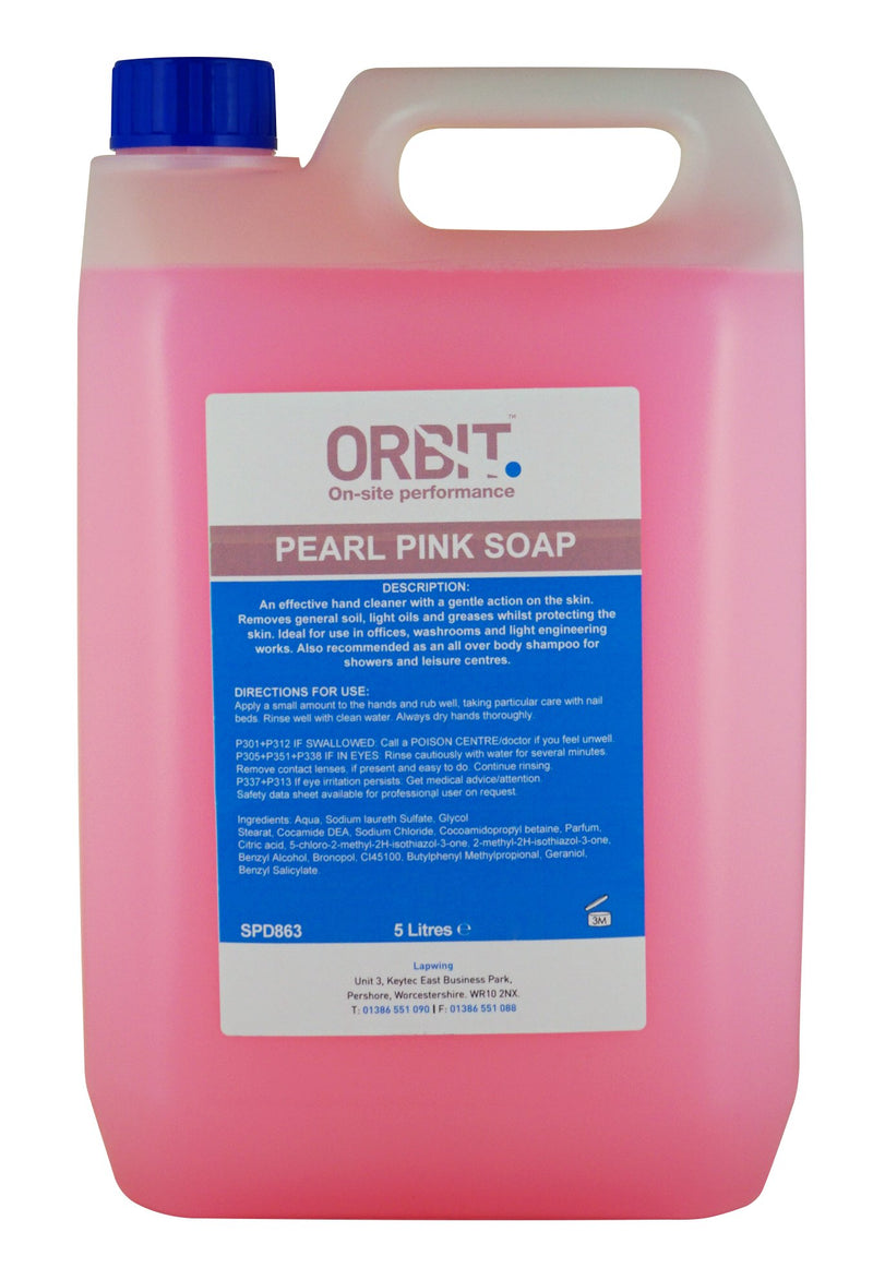 Orbit Pink Pearl Soap - Orbit - Hand Cleaners - Lapwing UK