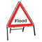 Metal Road Sign Flood - Orbit - Temporary Road Signs - Lapwing UK