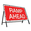 Metal Road Sign Ramp Ahead - Orbit - Temporary Road Signs - Lapwing UK