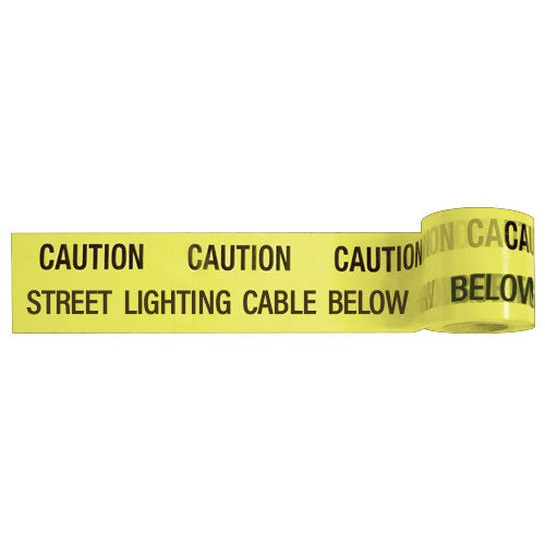Street Lighting Cable Underground Warning Tape