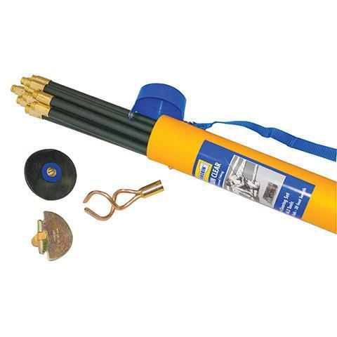 Black 10 Rod Drain Rod Set Universal - Orbit - Drain Cleaning & Testing - Lapwing UK