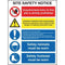 Site Safety Notice - Orbit - Safety Signage - Lapwing UK