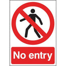 Safety Signs No Entry - Orbit - Safety Signage - Lapwing UK