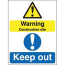Safety Signs Warning Construction Site Keep Out - Orbit - Safety Signage - Lapwing UK