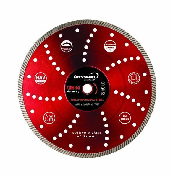 GM10 Gamma Range Multi-Hard /Steel Diamond Blade